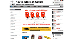 Desktop Screenshot of nautic-store.ch