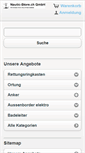 Mobile Screenshot of nautic-store.ch